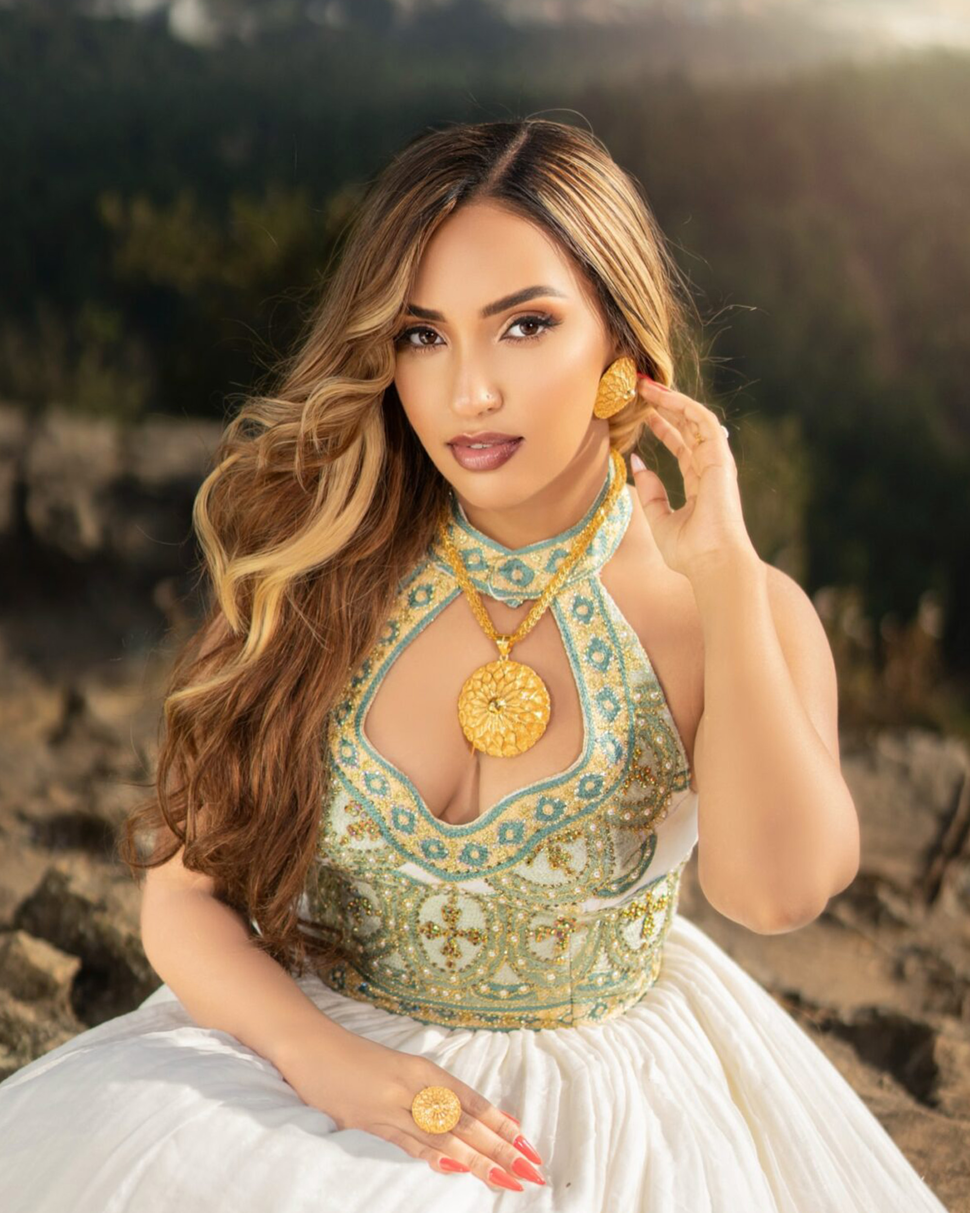 Stylish Habesha Kemis - modern Design - Image 4