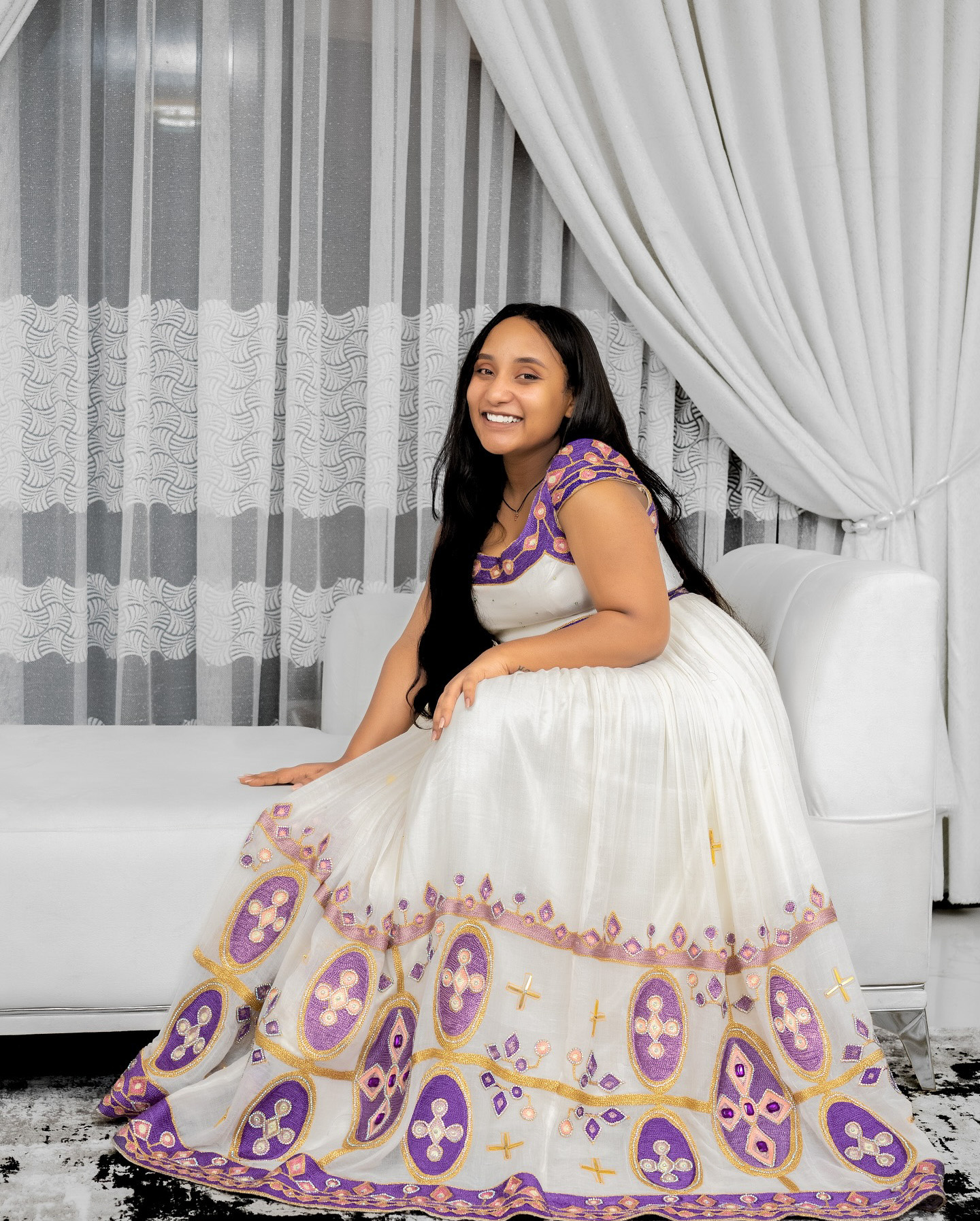 Traditional Ethiopian Family Habesha Outfit - Image 3