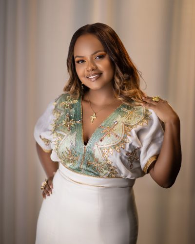 Cultural Habesha Dress – Light Green