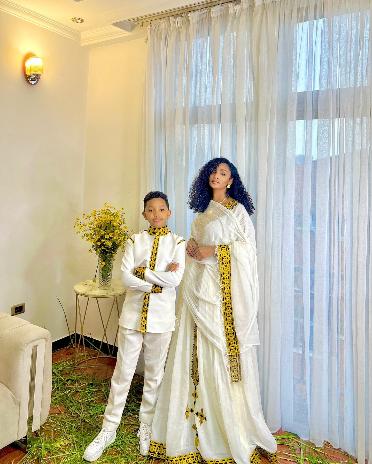 Golden Grace Habesha dress Clone - Image 3
